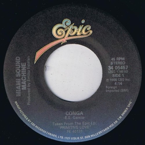 Miami sound machine conga 45 - miami,