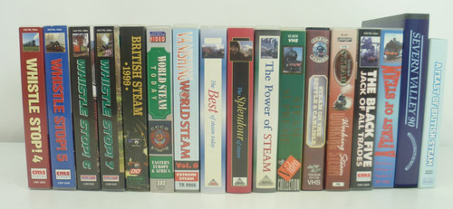 Steam railway vhs videos - railway,