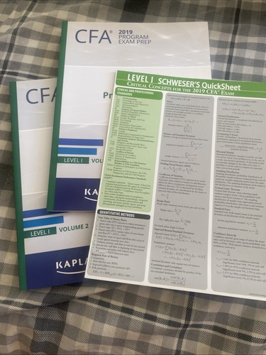 Kaplan schweser cfa - cfa, 2019