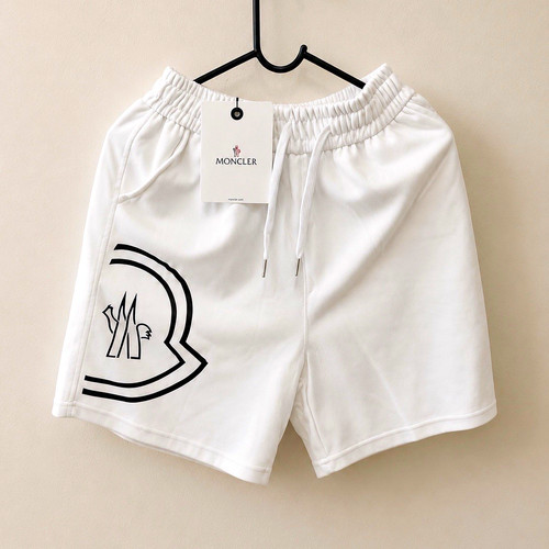 Moncler white men shorts - shorts,
