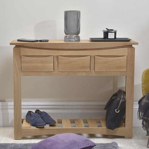 Solid oak large - solid, console