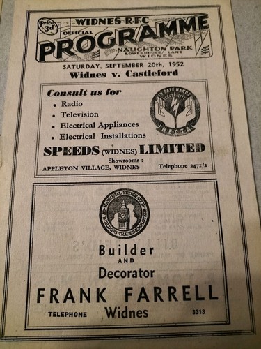 Rare vintage rugby league - rugby,