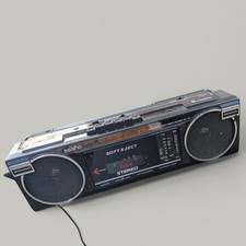 Saisho STR 70S Portable Radio Cassette Recorder Boombox Vintage Retro Made 