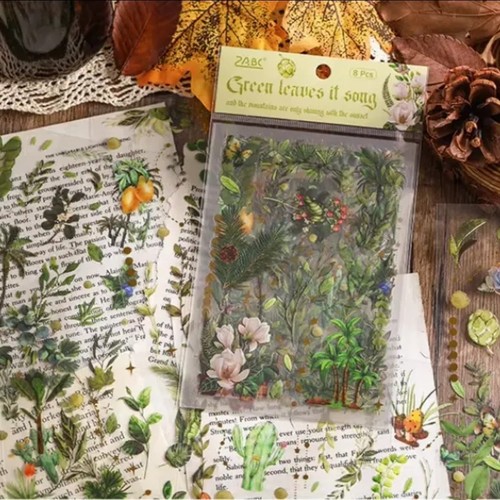 Sheets natural flowers - 8x,