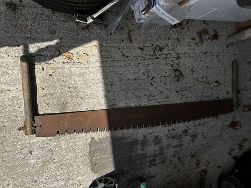 Vintage cross cut - vintage, saw