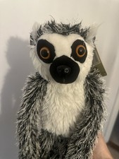 Ravensden Ring-Tailed Lemur Plush Toy Soft Hanging Stuffed Animal