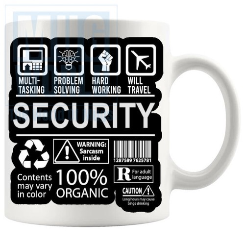 Hard working security - working,