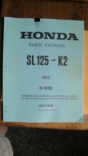 HONDA 1971 SL125 K0 and 1972