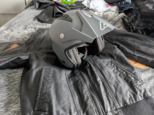 Acerbis trials helmet grey - acerbis,