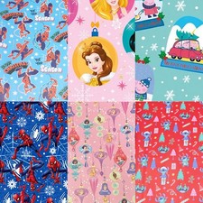 Christmas Wrapping Paper 3 x 2M Rolls Gift Wrap - Choose Design
