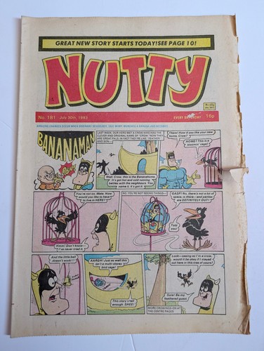 Nutty comic 181 july 30th - nutty, no