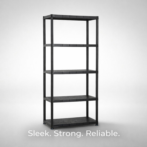 Tier black plastic storage - 5,