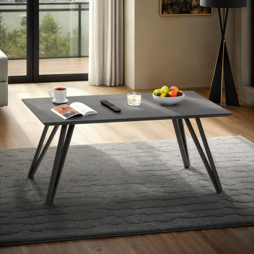 Marlow black marble effect - black,