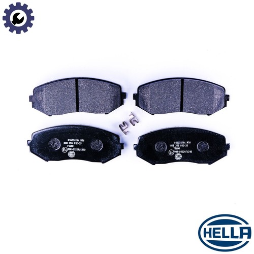 Brake pad set disc - pad, 8db