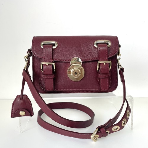 Massimo dutti burgundy pebbled - burgundy,