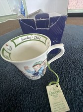 Sundays Child QUEENS Fine Bone China Coffee Tea Cup 6ozs Made in England