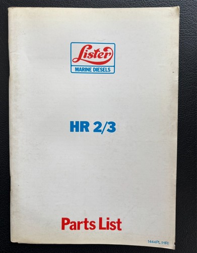 Lister marine hr2 hr3 series - marine,