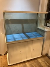 Fish Tank. Aquarium. With Cabinet. Bow front glass aquarium marine / fresh water