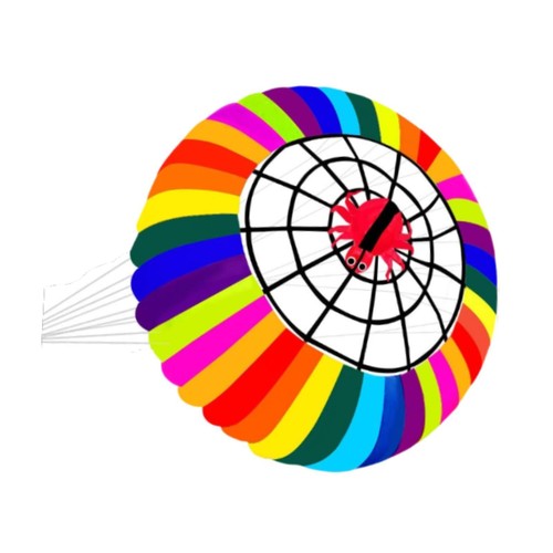 Rainbow ring kite parafoil - ring,