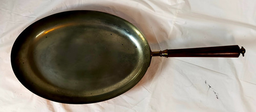 Vintage oval copper tin - vintage,