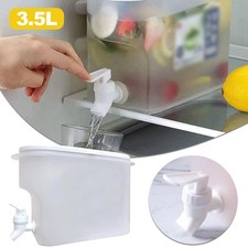 3.5L Jug With Tap Cold Water Container Lemonade Drink Dispenser for Refrigerator
