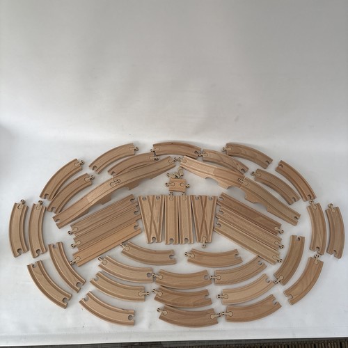 Wooden train track bundle x39 - bundle,