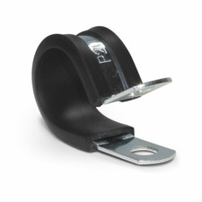 P Clips Hose Clamps Rubber Lined Zinc Plated Mounting Wiring Pipes Cables Hoses