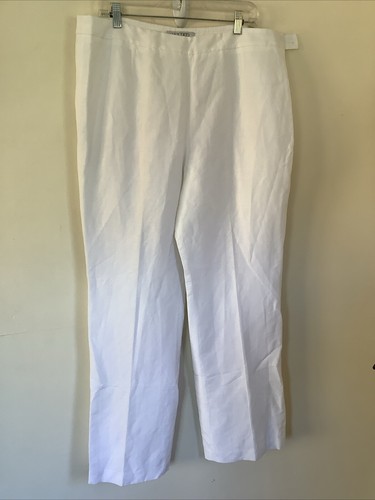 Kasper lily white linen - white,