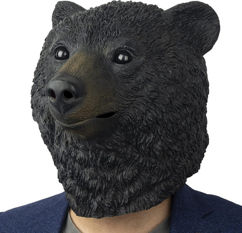 Black bear mask wild animal - bear,
