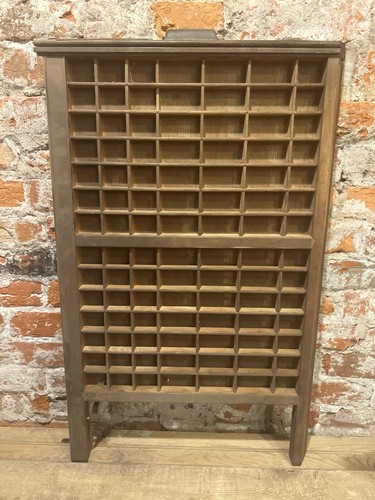 Antique wooden printers drawer - antique,