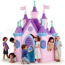 Feber Super Castle Pink Princess Garden Play House Musical Doorbell VGC