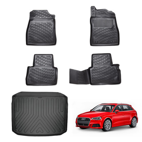 Rubber floor mats - rubber, boot
