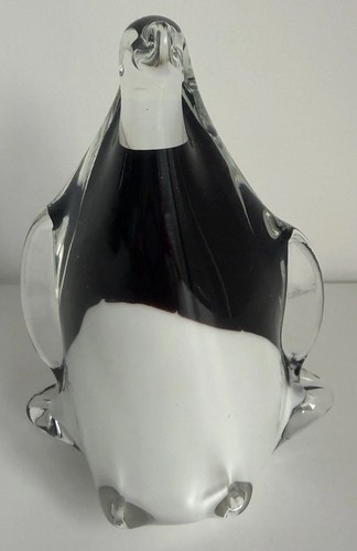 Glass penguin black - &, white