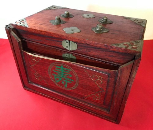 Vintage mahjong set bone - mahjong,