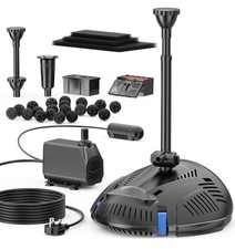 Biling Pond Filter with UV Clarifier, 40W 2500 L/H All-in-One Filtration System