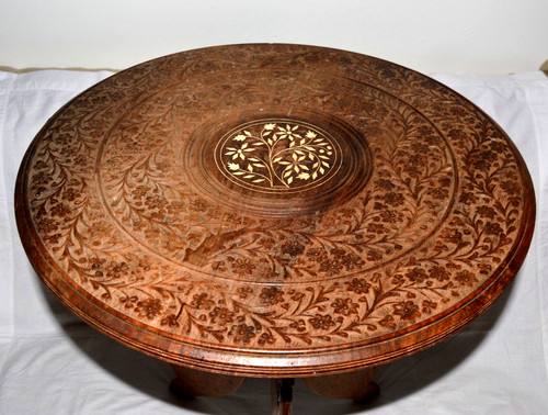 Vintage anglo indian teak - vintage,