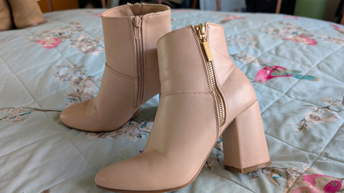 Primark pink beige faux - primark,