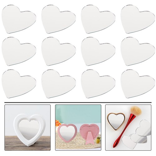 Pcs heart shaped mirror - 30,