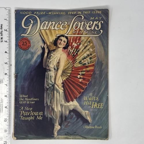 Antique dance lovers magazine - antique,