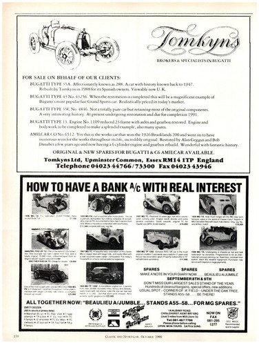 Print 1990 tomkyns england - ad,