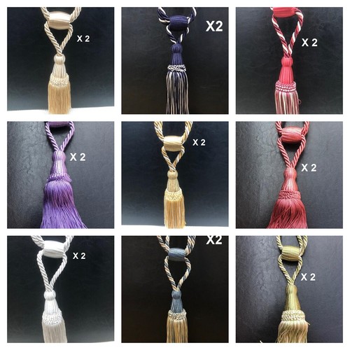 Curtain tie backs pair - pair, of