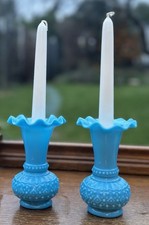 Pair of Vintage Turquoise Blue