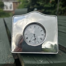 Solid Silver Pocket Watch Stand With Pocket Watch