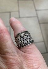 Sterling silver and crystal