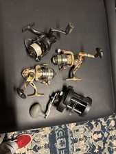 4 Fishing Reel Lot Tidewater Shakespeare Mitchell Used
