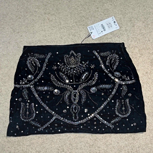 Zara black floral - zara,