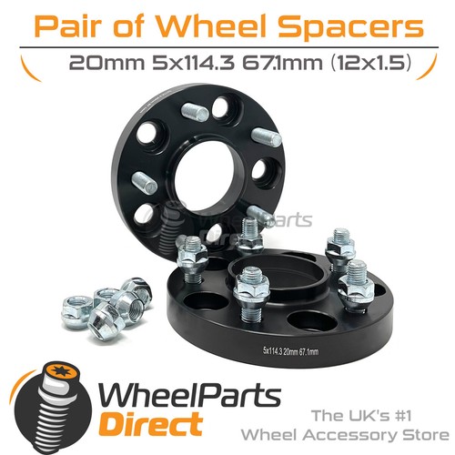 Bolt wheel spacers - bolt-on, (2)