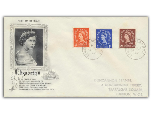 1953 2d wildings fdc - 2d,