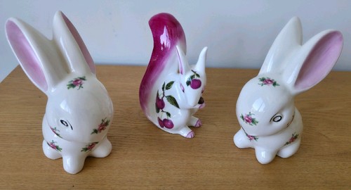 Vintage pottery bunnies and - vintage,