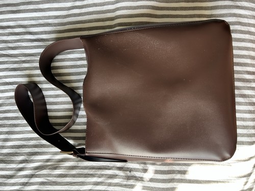 Brown shoulder bag with - tu,